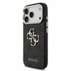 Dėklas Guess PU 4G Metal Logo Strap Case for iPhone 18 Pro Juodas