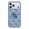 Dėklas Guess 4G & Big Resin Logo do iPhone 18 Pro Max / 17 Pro Max Šviesiai mėlynas