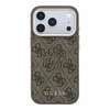 Dėklas Guess 4G & Big Resin Logo do iPhone 18 Pro Max / 17 Pro Max ruda