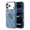 Dėklas Guess 4G & Big Resin Logo do iPhone 18 Pro Max / 17 Pro Max Šviesiai mėlynas