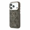 Dėklas Guess 4G & Big Resin Logo do iPhone 18 Pro Max / 17 Pro Max ruda