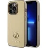 Apple iPhone 15 Pro Guess dėklas Strass Metal Logo (GUHCP15LPS4DGPD) aukso spalvos