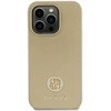 Apple iPhone 15 Pro Guess dėklas Strass Metal Logo (GUHCP15LPS4DGPD) aukso spalvos