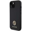 Dėklas GUESS GUHCP15SPS4DGPK IPHONE 15/14/13 6.1 "Juodas / Juodas HARDCASE STRASS METAL LOGO