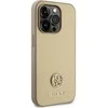 Apple iPhone 15 Pro Guess dėklas Strass Metal Logo (GUHCP15LPS4DGPD) aukso spalvos