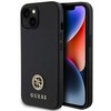 Dėklas GUESS GUHCP15SPS4DGPK IPHONE 15/14/13 6.1 "Juodas / Juodas HARDCASE STRASS METAL LOGO