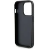 Dėklas GUESS GUHCP15LPS4DGPK IPHONE 15 PRO 6.1 "Juodas/Juodas HARDCASE STRASS METAL LOGO