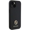 Dėklas GUESS GUHCP15SPS4DGPK IPHONE 15/14/13 6.1 "Juodas / Juodas HARDCASE STRASS METAL LOGO