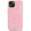 Dėklas GUESS GUHCP14SHGCRHP IPHONE 14/15/13 6.1 "Rožinis / Rožinis HARDCASE CROCO COLLECTION