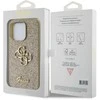 Dėklas GUESS GUHCP15LHG4SGD IPHONE 15 PRO 6.1 "GOLD/GOLD HARDCASE GLITTER SCRIPT BIG 4G