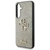 Guess Fixed Glitter Big 4G Metal Logo Samsung Galaxy S25 Plus dėklas telefonui auksos spalvos