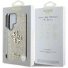 GUESS dėklas skirtas Samsung Galaxy S25 Ultra GUHCS25LHG4SGD (Fixed Glitter Big 4G) aukso spalvos