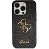 Dėklas GUESS GUHCP15XHG4SGK IPHONE 15 PRO MAX 6.7 "Juodas/Juodas HARDCASE GLITTER SCRIPT BIG 4G