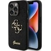 Dėklas GUESS GUHCP15LHG4SGK IPHONE 15 PRO 6.1 "Juodas/Juodas HARDCASE GLITTER SCRIPT BIG 4G