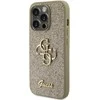 Dėklas GUESS GUHCP15LHG4SGD IPHONE 15 PRO 6.1 "GOLD/GOLD HARDCASE GLITTER SCRIPT BIG 4G