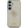 GUESS dėklas skirtas Samsung Galaxy S25 GUHCS25SHG4SGD (Fixed Glitter Big 4G) aukso spalvos
