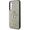 GUESS dėklas skirtas Samsung Galaxy S25 GUHCS25SHG4SGD (Fixed Glitter Big 4G) aukso spalvos