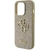 Dėklas GUESS GUHCP15LHG4SGD IPHONE 15 PRO 6.1 "GOLD/GOLD HARDCASE GLITTER SCRIPT BIG 4G