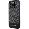 Guess GUHMP14XHGCFSEK Apple iPhone 14 Pro Max 6.7″ juodos spalvos kietas dėklas GCube Stripes MagSafe