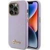 Apple iPhone 15 Pro Guess dėklas Glitter Glossy Script (GUHCP15LPGMCSL) violetinės spalvos