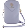Guess krepšys su užtrauktuku Triangle 4G (GUWBZPGSTEGU) violetinės spalvos
