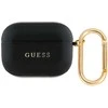 Guess PU Grained Classic Logo Apple AirPods Pro dėklas jūsų ausinėms juodos spalvos