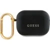 Guess PU Grained Classic Logo Apple AirPods Pro 2 dėklas jūsų ausinėms juodos spalvos
