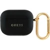 Guess PU Grained Classic Logo Apple AirPods 3 dėklas jūsų ausinėms juodos spalvos