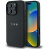 Guess PU Grained Classic Logo MagSafe Apple iPhone 16 Pro dėklas telefonui juodos spalvos