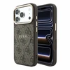 Guess Embossed 4G Classic MagSafe dėklas skirtas iPhone 18 Pro Max / iPhone 17 Pro Max ruda