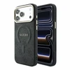 Guess Embossed 4G Classic MagSafe dėklas skirtas iPhone 18 Pro Max / iPhone 17 Pro Max juodas