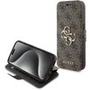 Guess 4G Metal Logo Apple iPhone 15 Pro - dėklas telefonui rudos spalvos