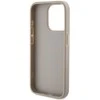 Guess 4G Triangle Metal Logo - dėklas skirtas Apple iPhone 15 Pro Baltas