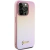 Dėklas GUESS GUHCP15XPSIS IPHONE 15 PRO MAX 6.7 "Rožinis/Rožinis HARDCASE SAFFIANO IRIDESCENT SCRIPT