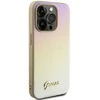 GUESS GUHCP15XPSAIRD IPHONE 15 PRO MAX 6.7" ZLOTY/AUKSINIS KIETAS DĖKLAS SAFFIANO IRIDESCENT SCRIPT