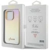 Dėklas GUESS GUHCP15LPSAIRD IPHONE 15 PRO 6.1 "GOLD / GOLD HARDCASE SAFFIANO IRIDESCENT SCRIPT