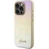 Dėklas GUESS GUHCP15LPSAIRD IPHONE 15 PRO 6.1 "GOLD / GOLD HARDCASE SAFFIANO IRIDESCENT SCRIPT