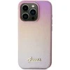 Dėklas GUESS GUHCP15XPSIS IPHONE 15 PRO MAX 6.7 "Rožinis/Rožinis HARDCASE SAFFIANO IRIDESCENT SCRIPT