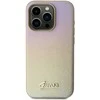 GUESS GUHCP15XPSAIRD IPHONE 15 PRO MAX 6.7" ZLOTY/AUKSINIS KIETAS DĖKLAS SAFFIANO IRIDESCENT SCRIPT