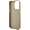 Dėklas GUESS GUHCP15LPSAIRD IPHONE 15 PRO 6.1 "GOLD / GOLD HARDCASE SAFFIANO IRIDESCENT SCRIPT