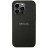 Apple iPhone 14 Pro Guess Saffiano Strap telefono dėklas juodos spalvos