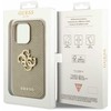 Dėklas GUESS GUHCP15LPSP4LGD IPHONE 15 PRO 6.1 "GOLD/GOLD HARDCASE PERFORATED 4G GLITTER