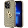 Dėklas GUESS GUHCP15LPSP4LGD IPHONE 15 PRO 6.1 "GOLD/GOLD HARDCASE PERFORATED 4G GLITTER