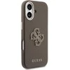Guess PU Resin Logo dėklas skirtas Apple iPhone 17 Brown