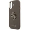 Guess PU Resin Logo dėklas skirtas Apple iPhone 17 Brown