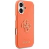Guess PU Resin Logo dėklas skirtas Apple iPhone 17 Oranžinis