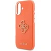 Guess PU Resin Logo dėklas skirtas Apple iPhone 17 Oranžinis