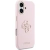 GUESS dėklas, skirtas IPHONE 17 GUHCP17S5PS4RGGP (PU FW Resin Logo) rožinis