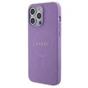 Dėklas GUESS GUHMP15LPSAHMCU IPHONE 15 PRO 6.1 "PURPLE/PURPLE HARDCASE SAFFIANO MAGSAFE