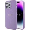 Dėklas GUESS GUHMP15XPSAHMCU IPHONE 15 PRO MAX 6.7 "PURPLE/PURPLE HARDCASE SAFFIANO MAGSAFE
